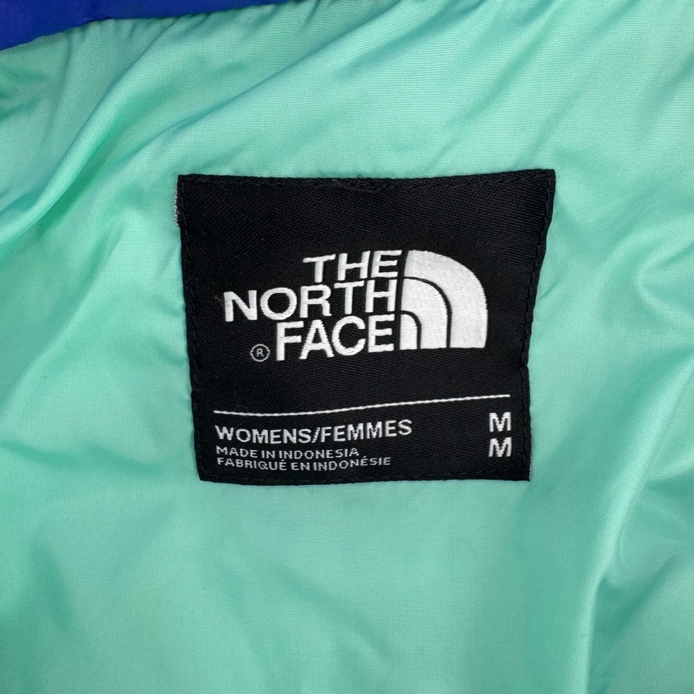 The North Face Womens Purple Quilted Insulated Puffer Jacket Medium Mint Lining - Picture 2 of 12